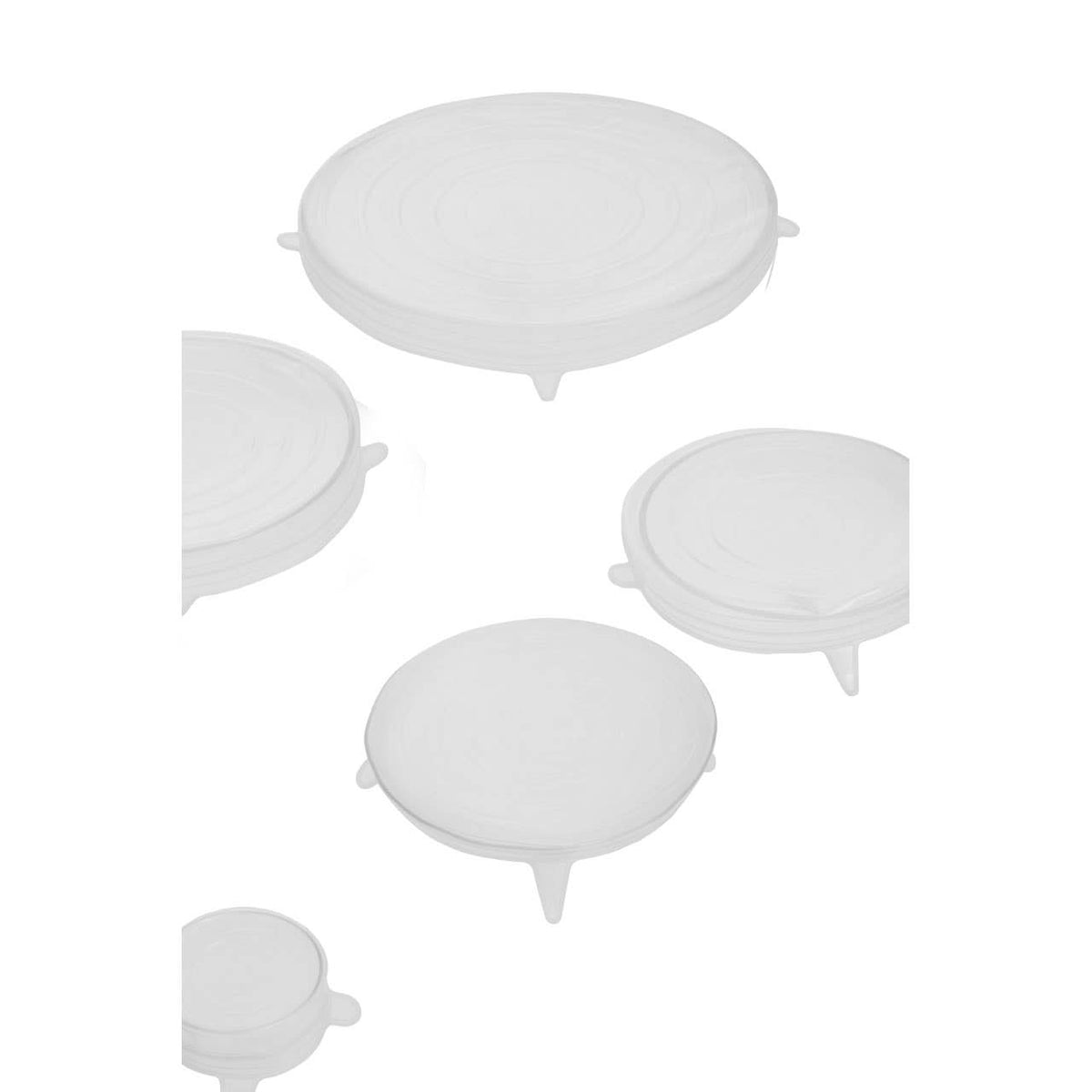 Set Of Six Zing Silicone Lids