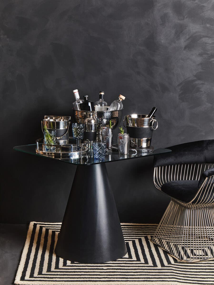Ankara Silver Hammered Champagne Bowl