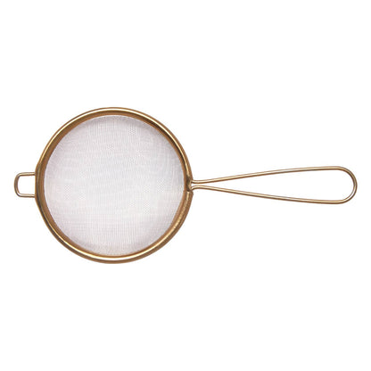 Alchemist Small Gold Finish Round Sieve