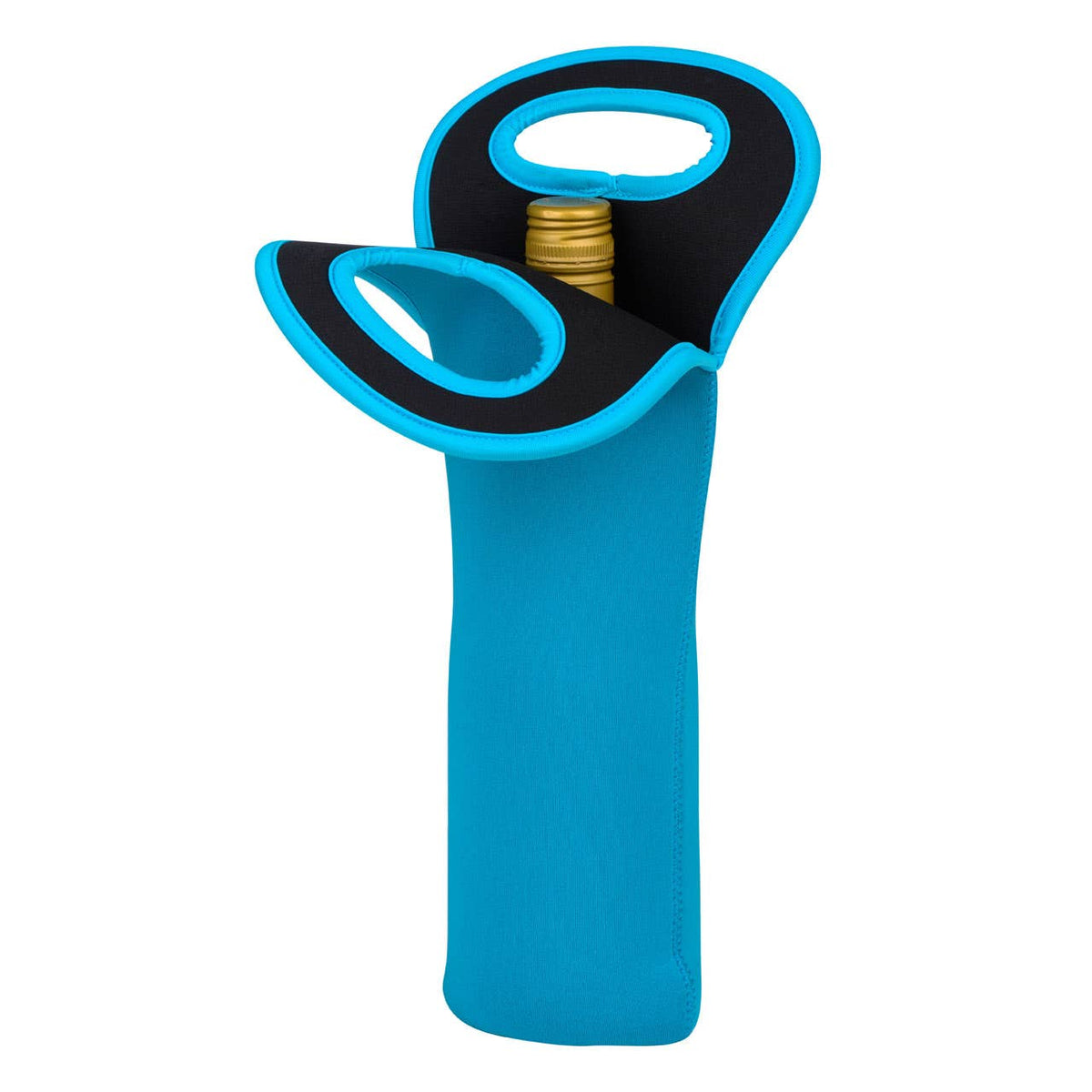 Neoprene Wine Bottle Holder - Blue