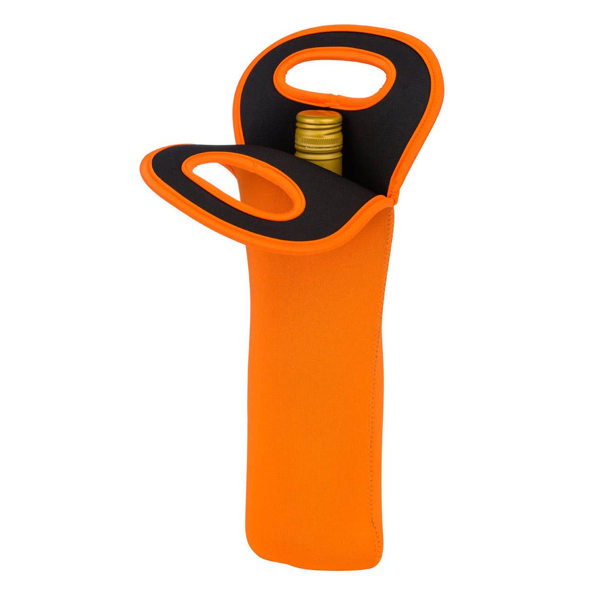 Neoprene Wine Bottle Holder - Orange