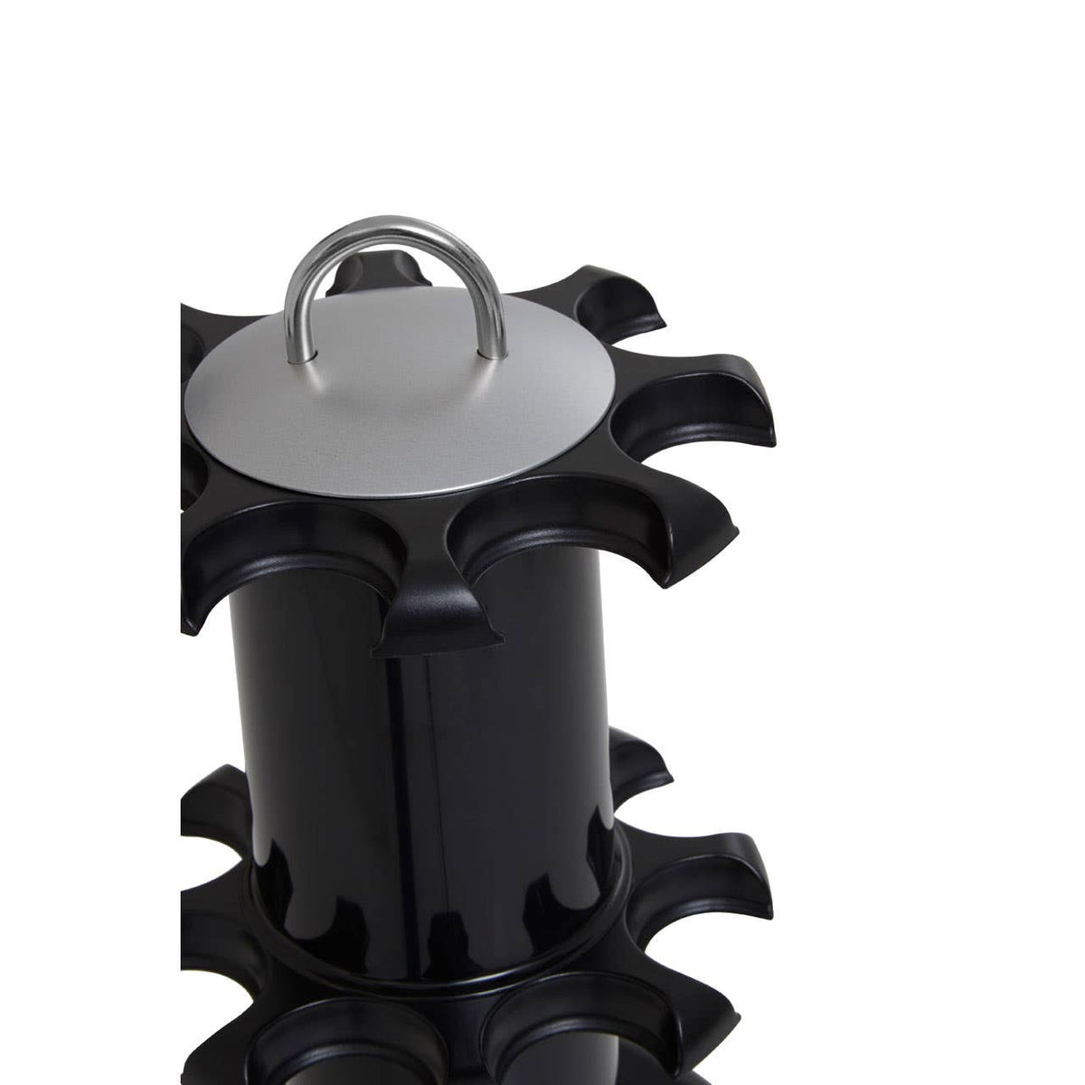 Luciano 2 Tier Black Spice Rack