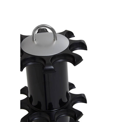 Luciano 2 Tier Black Spice Rack