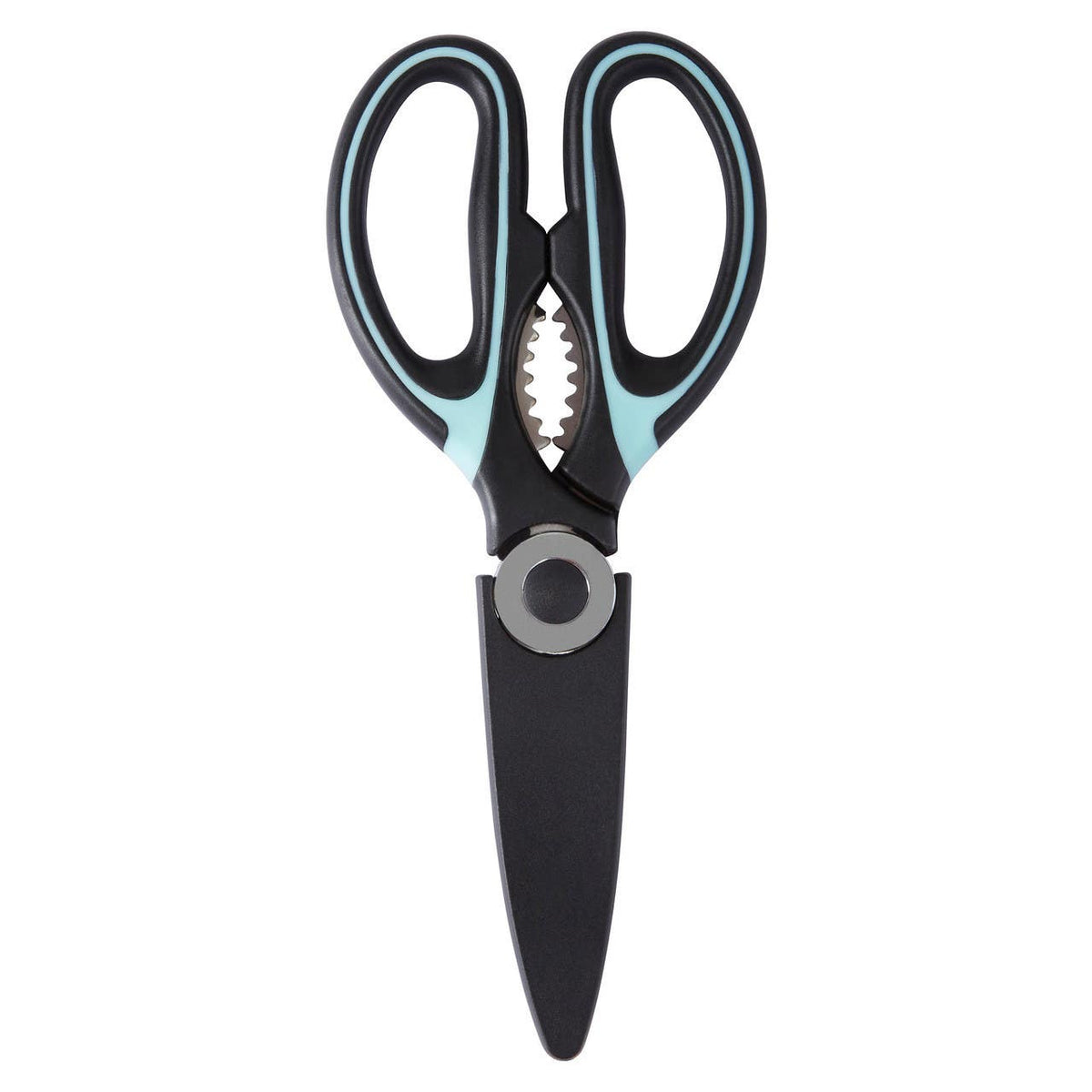 Zing Black And Pastel Green Scissors