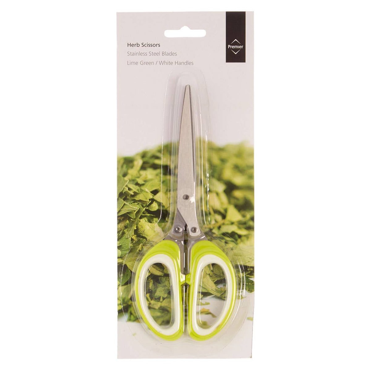 Tyri Lime Green and White Herb Scissors