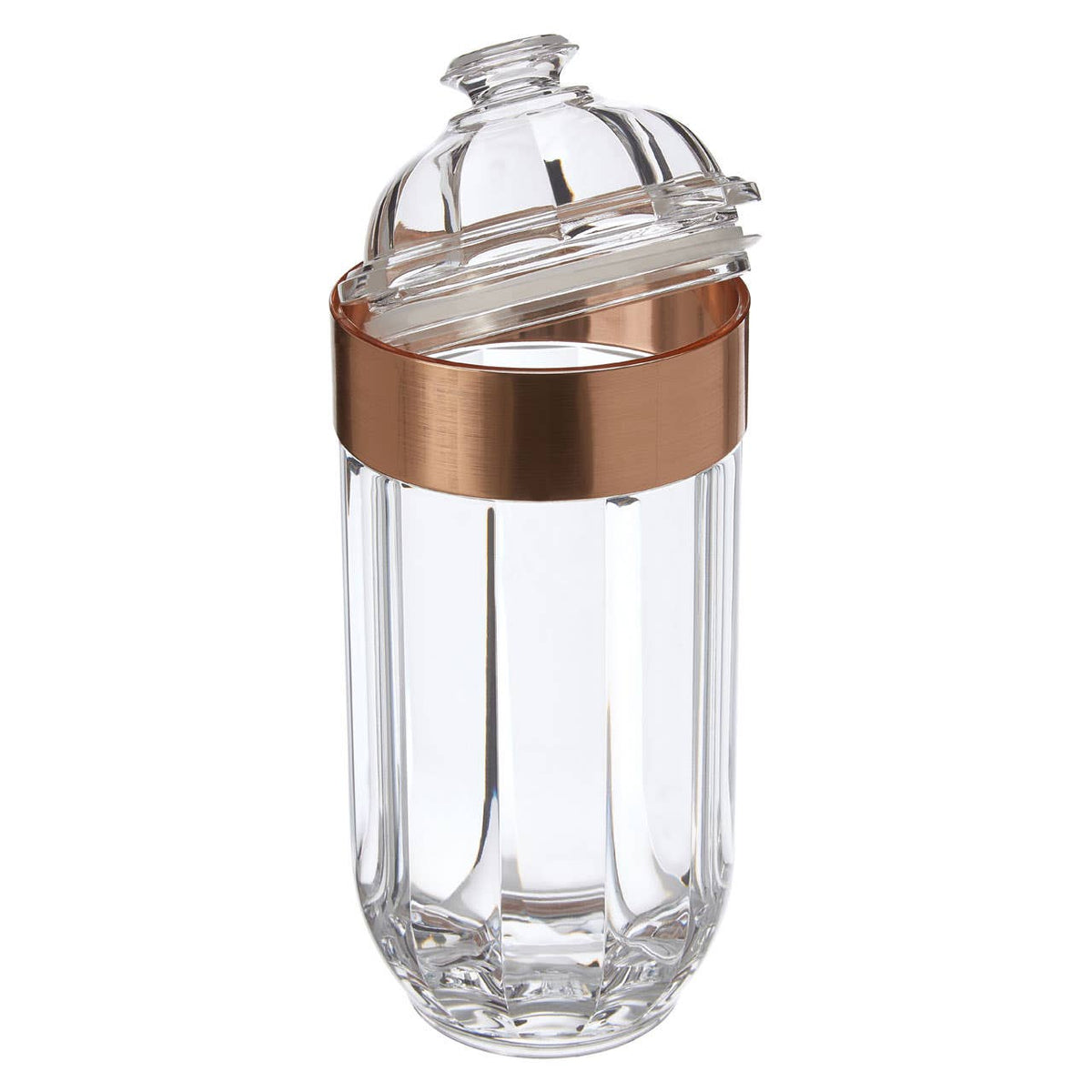 Guan Large Rose Gold Acrylic Storage Jar
