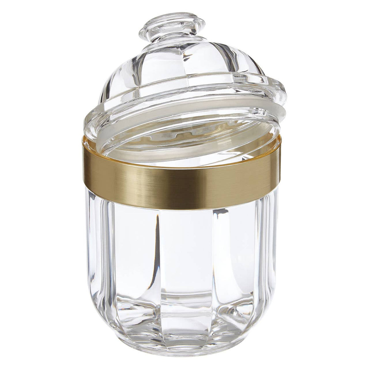 Guan Small Gold Acrylic Storage Jar