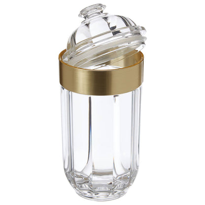 Guan Large Light Gold Acrylic Storage Jar