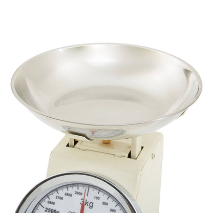 Olivier 3kg Cream Retro Kitchen Scale