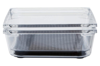 Romm Medium Set Of Two Kitchen Organisers With Rubber Insert