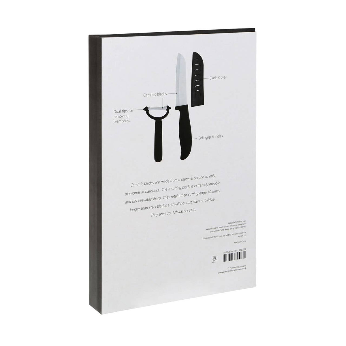 Pegaso Ceramic Knife & Peeler Set