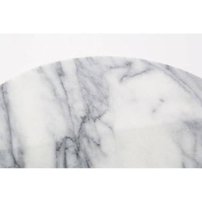 Salerno White Marble Cake Stand