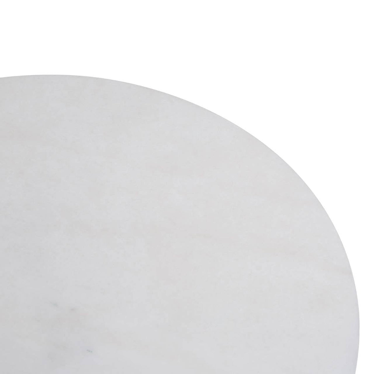 Kindia White Marble Round Chopping and Serving Board