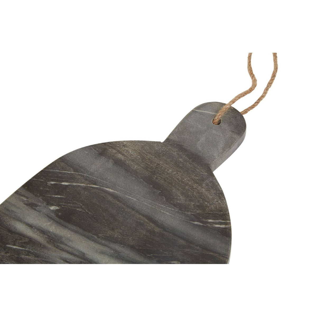 Marmore Rounded Grey Marble Chopping And Serving Board