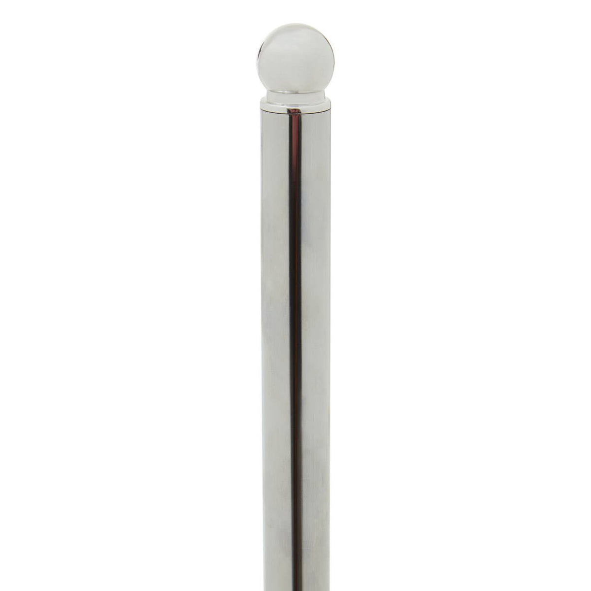 Delphine Chrome Kitchen Roll Holder with Marble Base