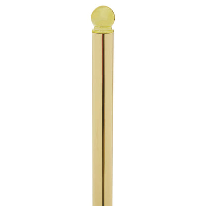 Delphine Gold Kitchen Roll Holder With Marble Base