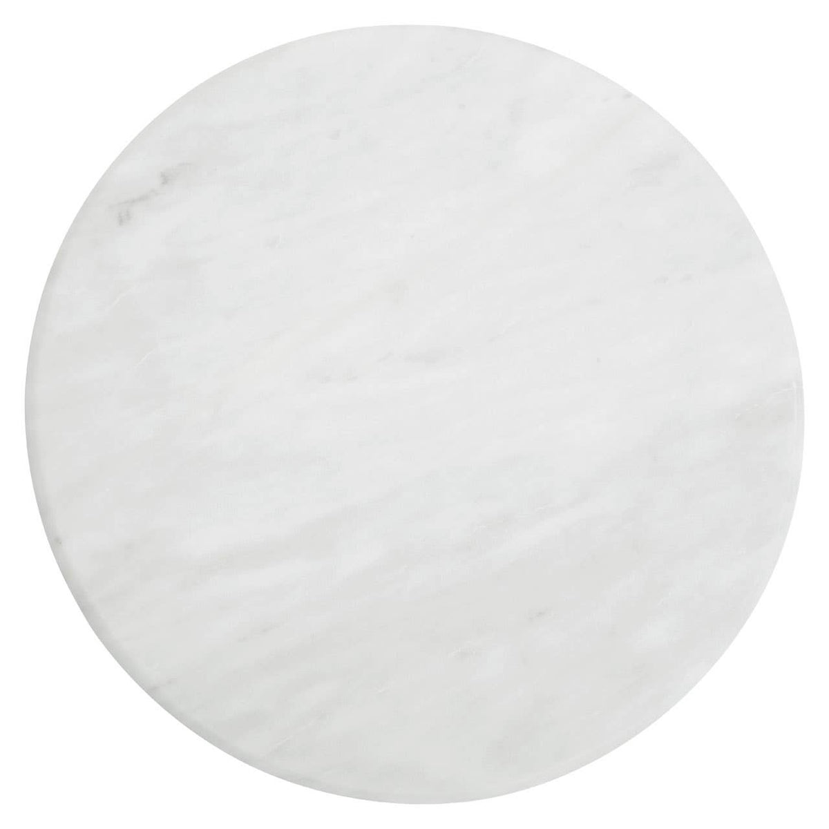 Kindia Round White Marble Chopping and Serving Board