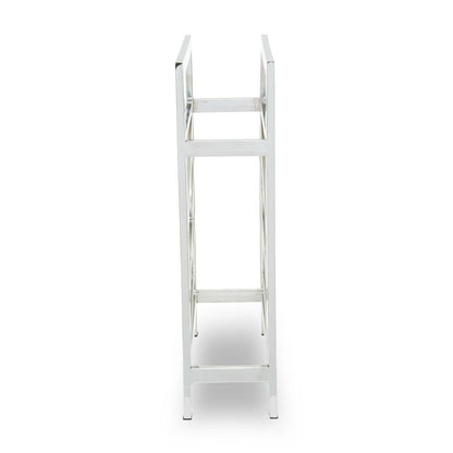Barolo Silver Floorstanding  12 Bottle Wine Rack