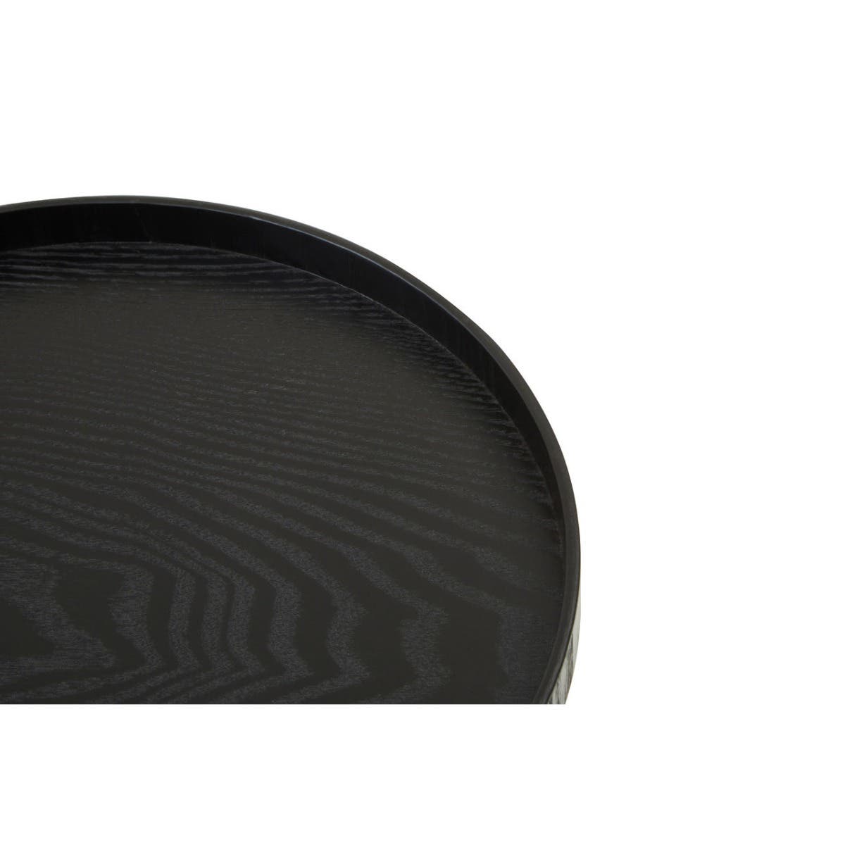 Bessan Medium Black Fir Wood Tray