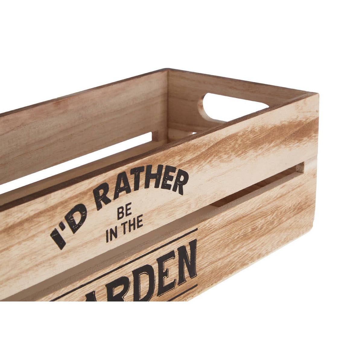 Naresso Natural Wood Planter and Herb Crate