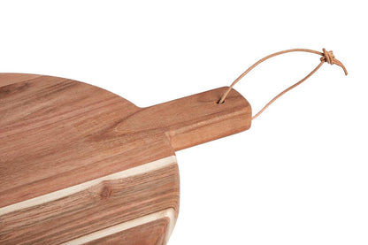 Socorro Medium Round Acacia Wood Chopping And Serving Board
