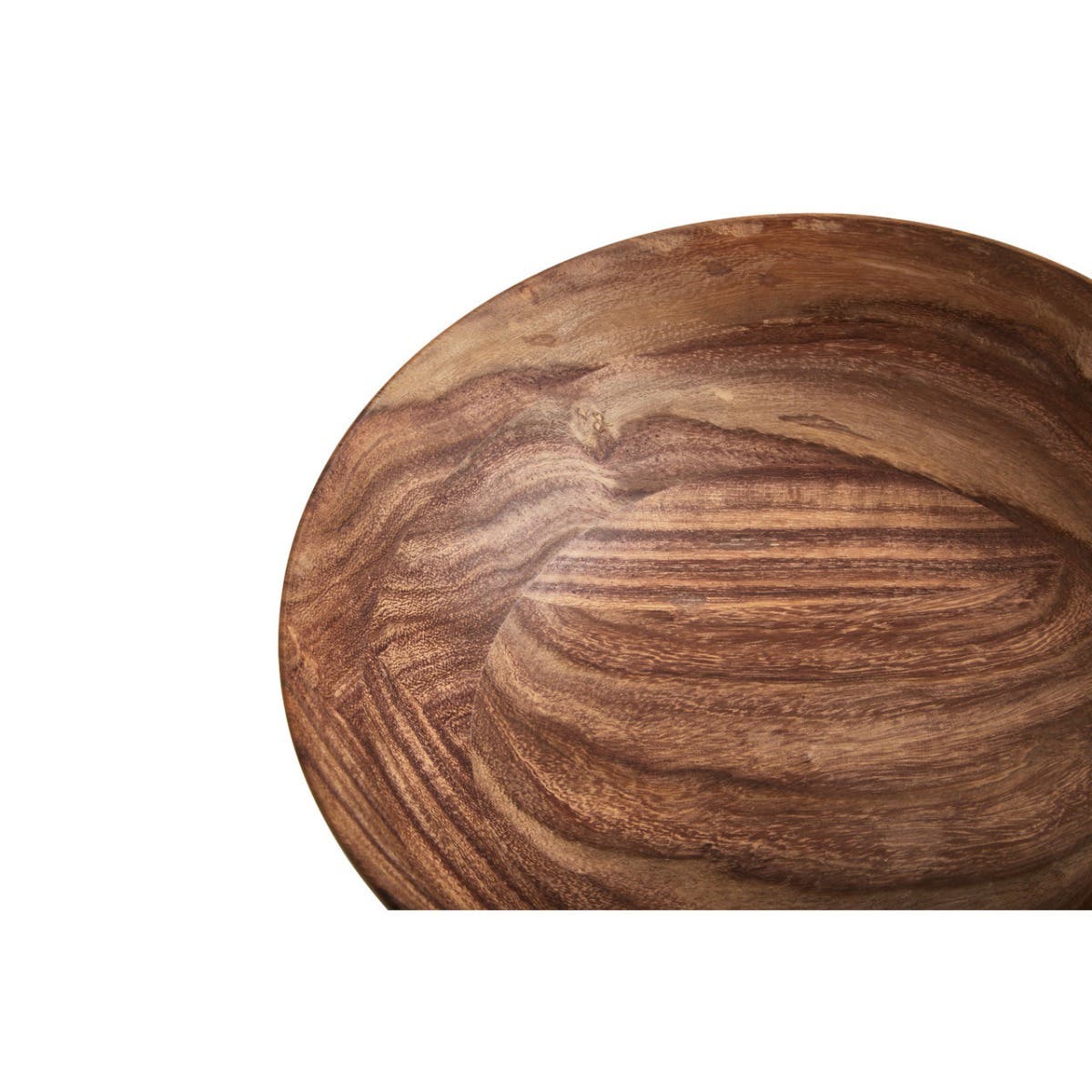 Rosi Small Round Sheesham Wood Salad Bowl