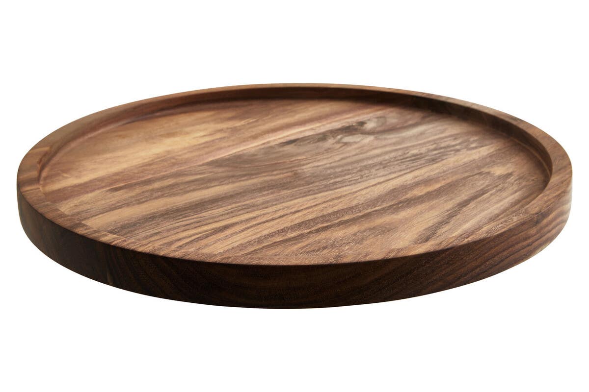 Rosi Large Round Sheesham Wood Tray