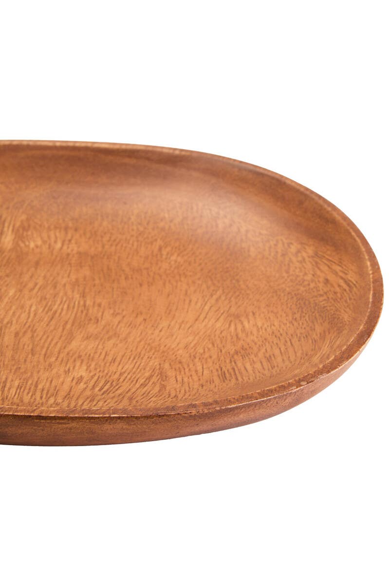Kora Acacia Square Plate With Rounded Edges