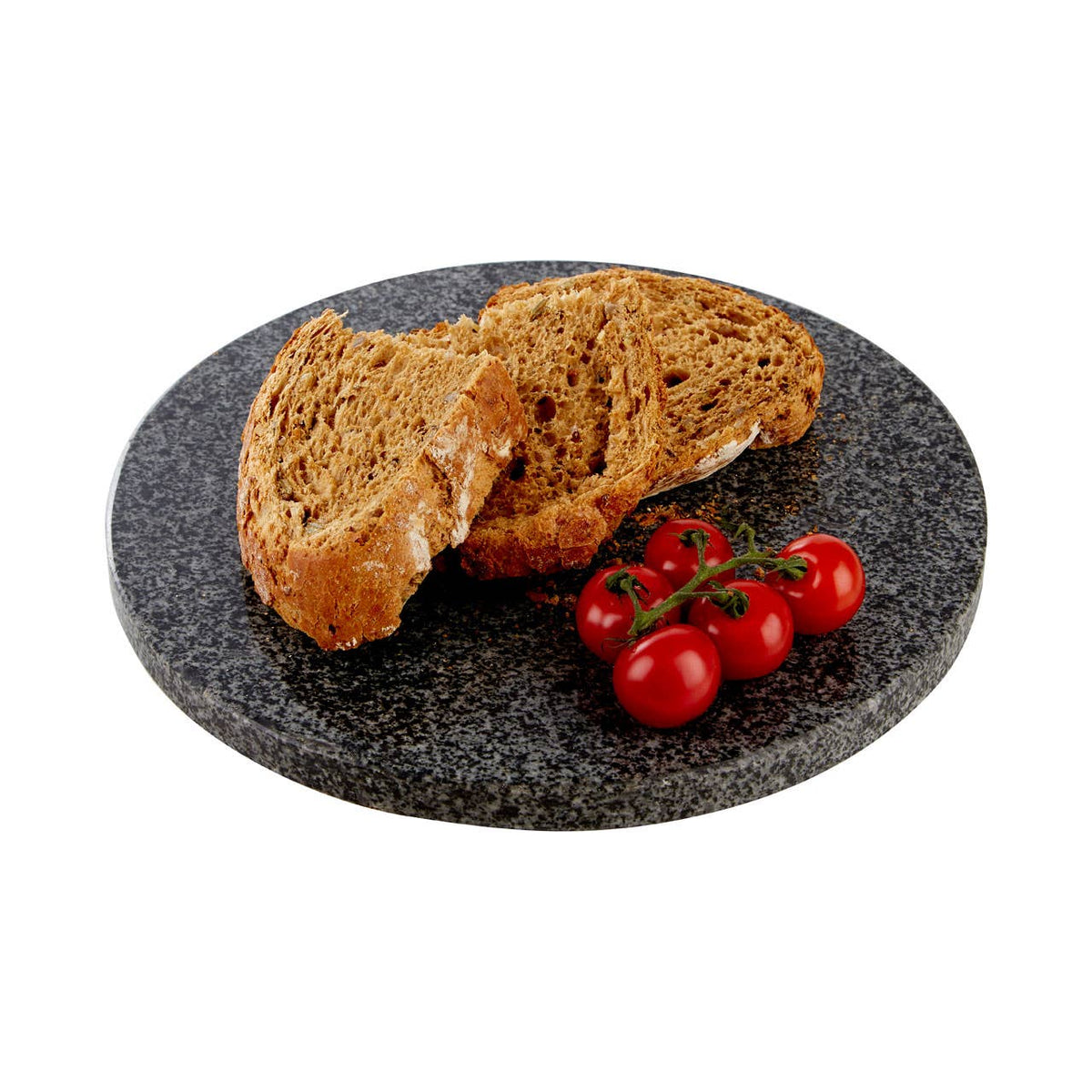 Norse Granite Black Speckled Round Chopping and Serving Board