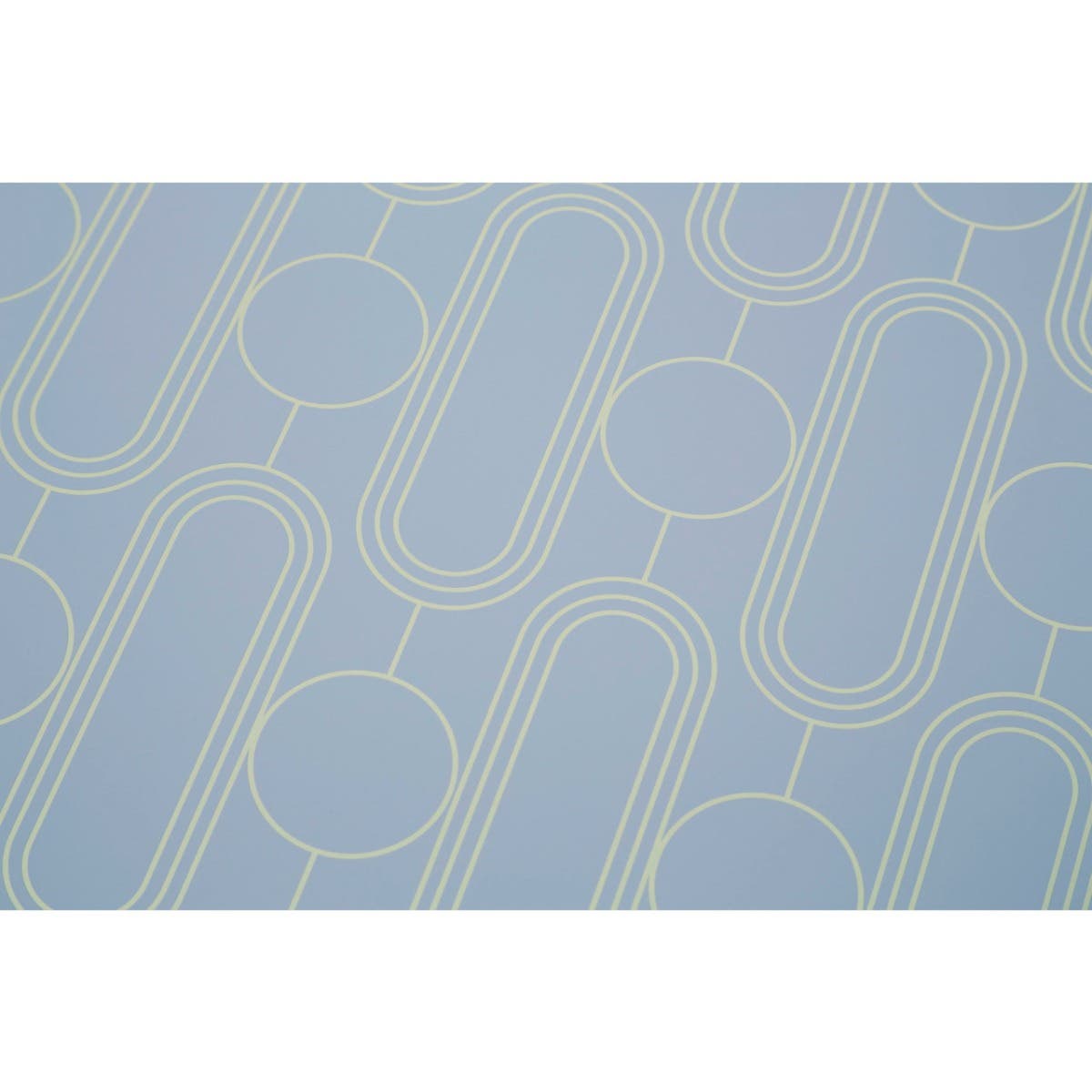 Frosted Deco Set of 4 Blue Placemats