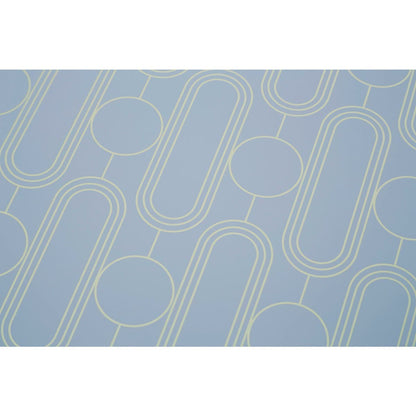 Frosted Deco Set of 4 Blue Placemats