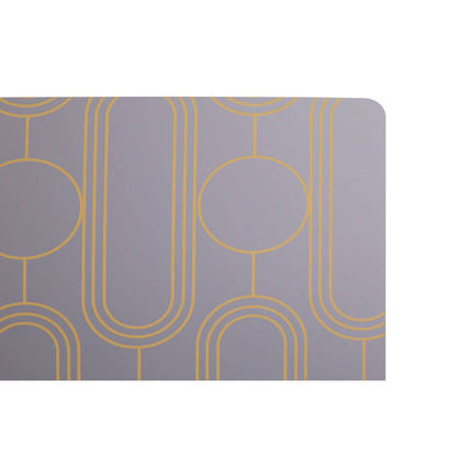 Frosted Deco Set of 4  Lilac Coasters