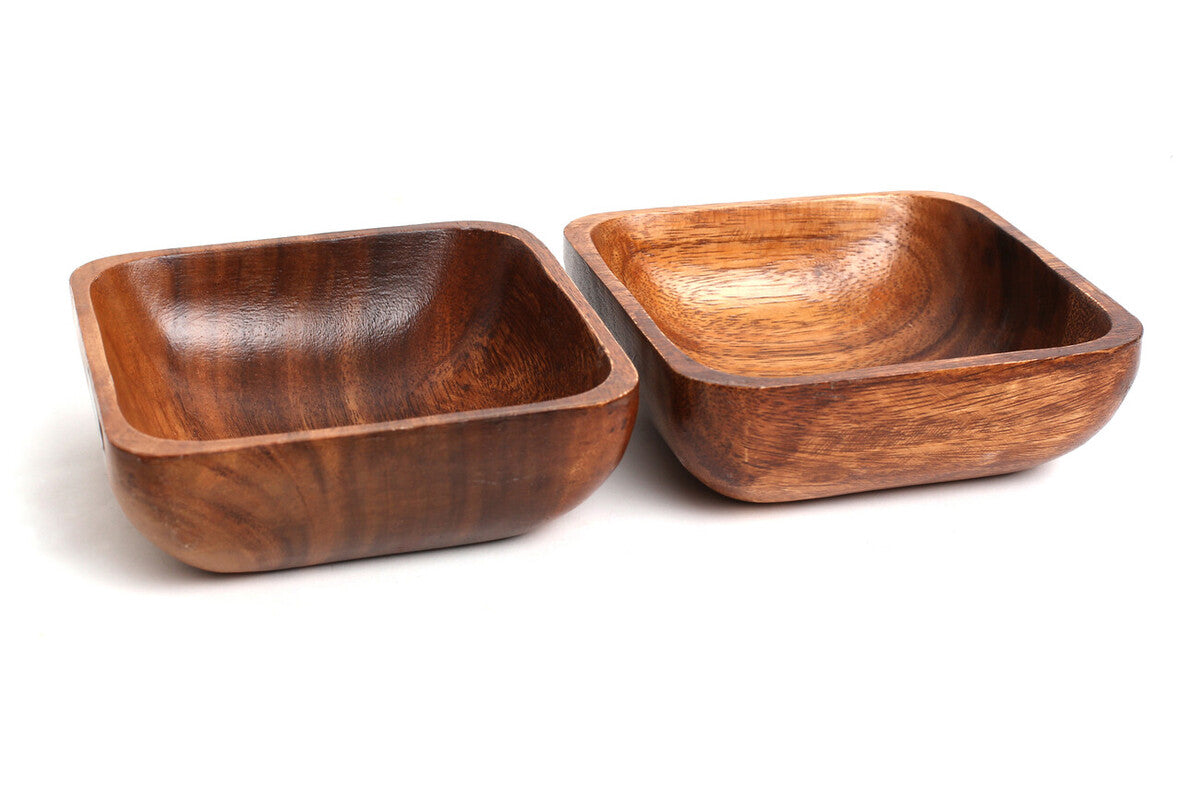 Kora Acacia Wood 2 Piece Bowl Set