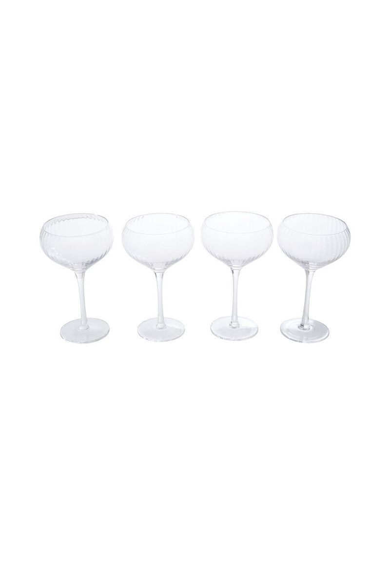 Lyle Set of Four Cocktail Glasses