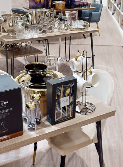 Cody Clear Small Salt or Pepper Mill with Gold Top