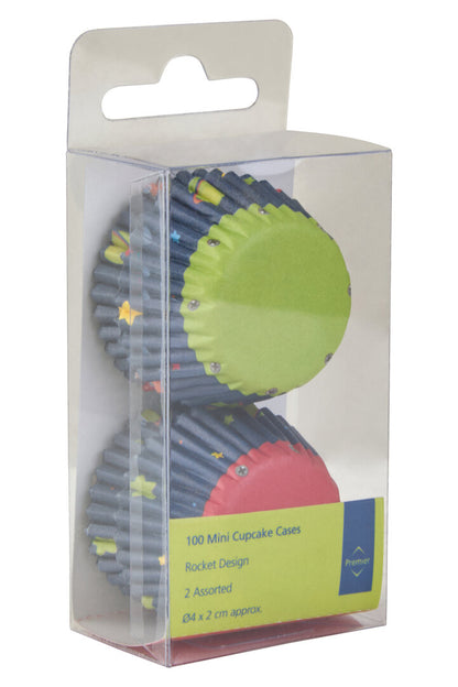 Diva Rocket 100 Piece Mini Cupcake Cases