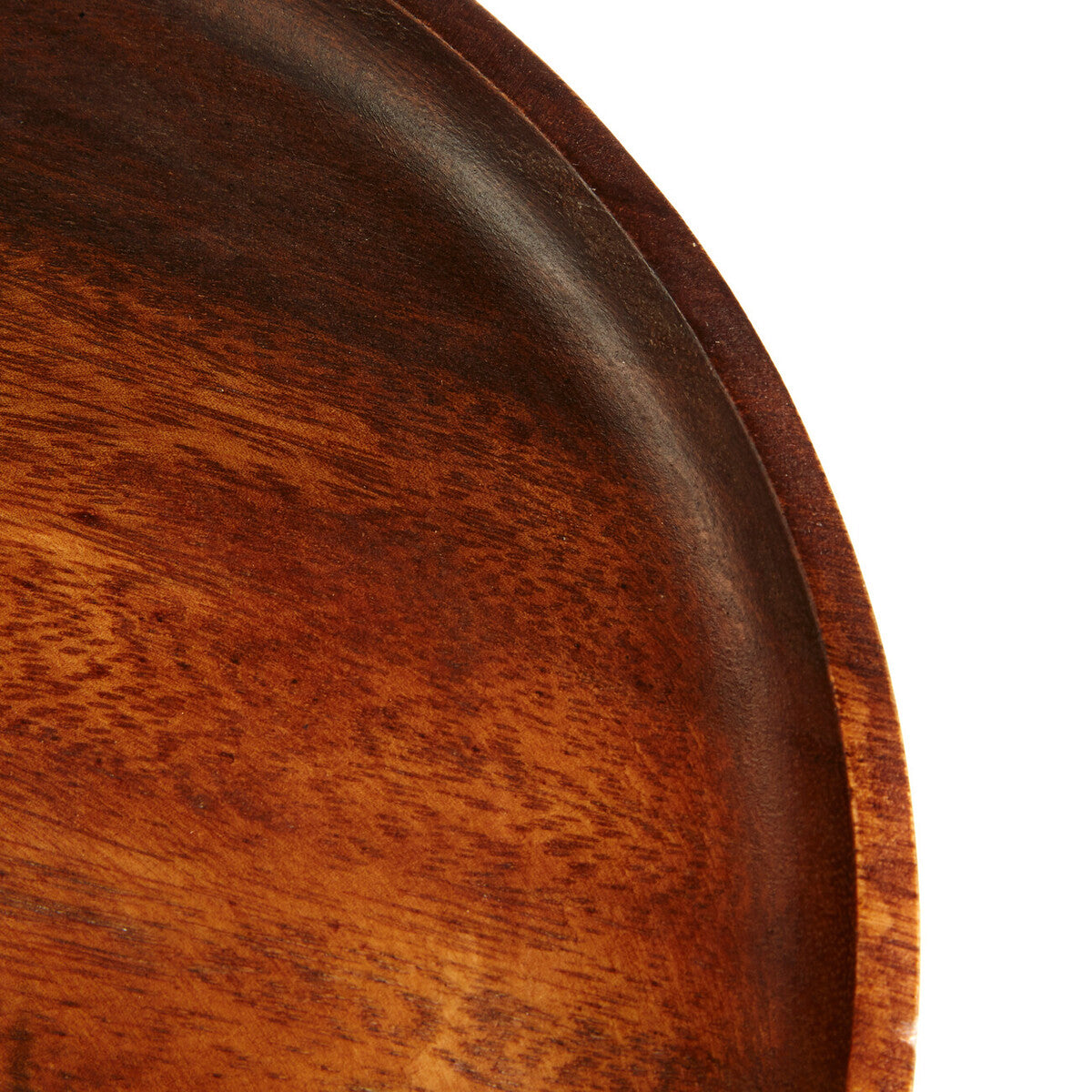 Kora Round Acacia Wood Plate