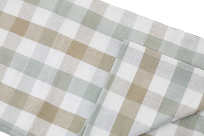 Thread and Loom Check Design Tablecloth
