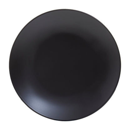 Elmira 16 Piece Black Stoneware Dinner Set