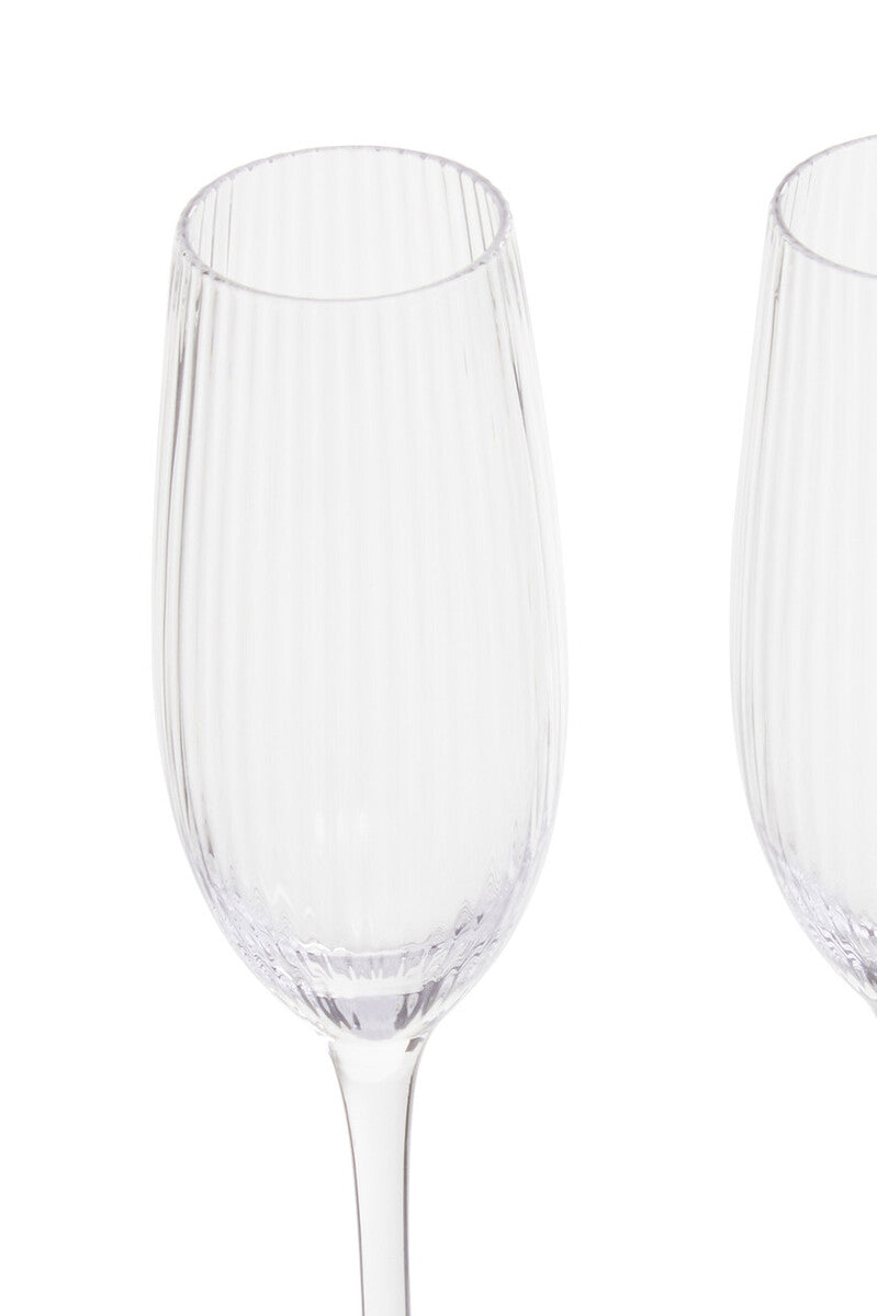 Lyle Set of Four Champagne Glasses