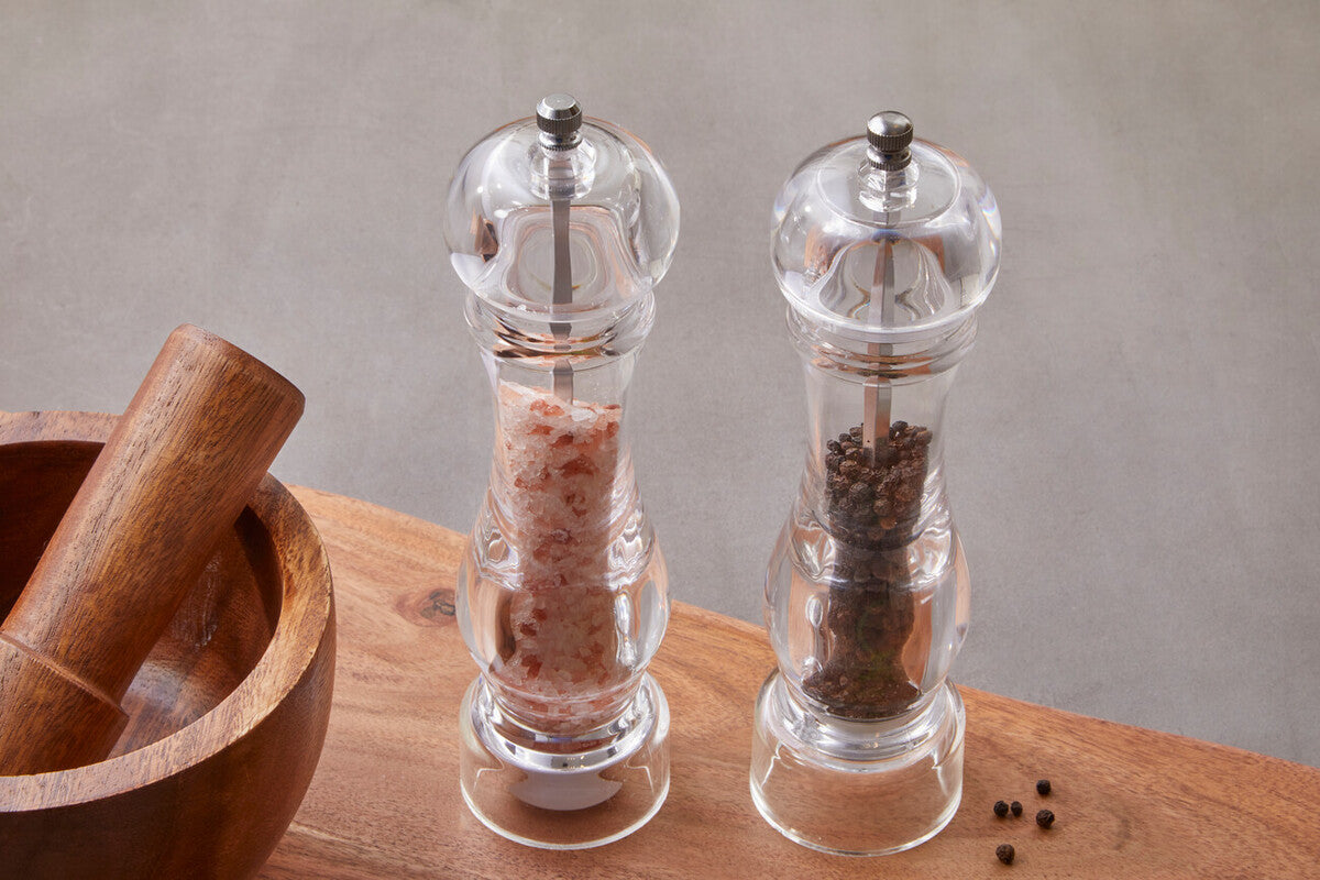 Cody Large Acrylic Salt and Pepper Mill Set