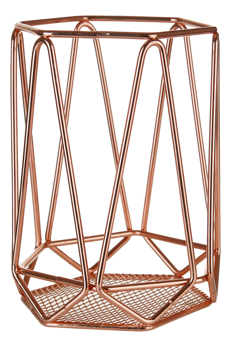 Vertex Copper Finish Utensil Holder