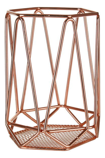 Vertex Copper Finish Utensil Holder