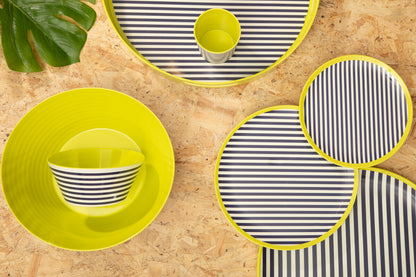 Mimo Stripe Tray With Handles