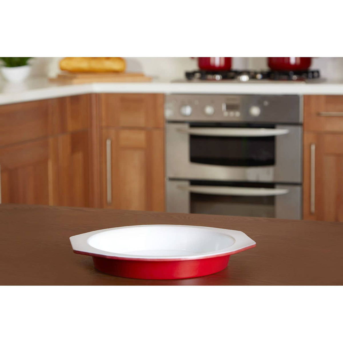 Ecocook Red 29cm Baking Dish With Handles