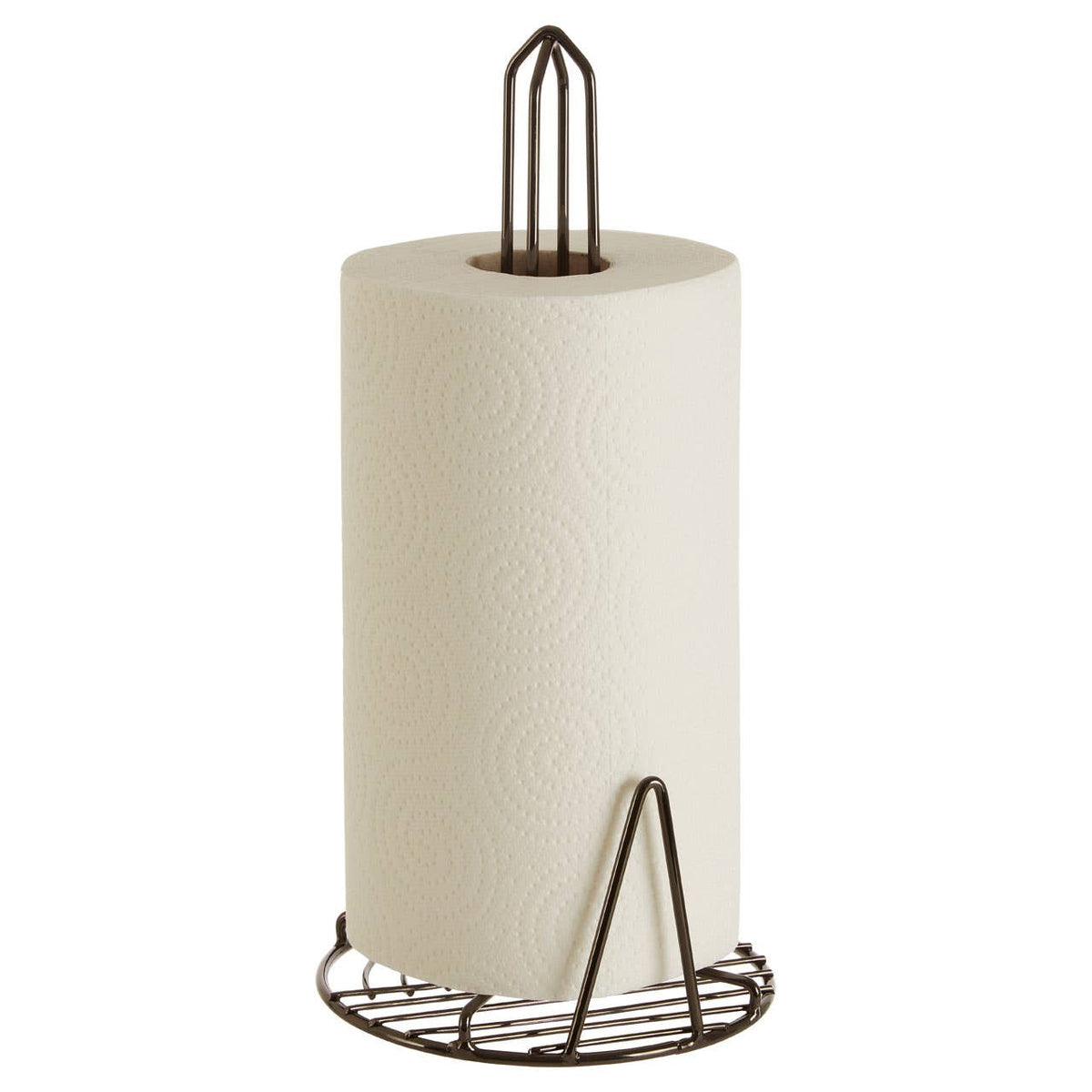 Vertex Kitchen Roll Holder with Black Nickel Finish