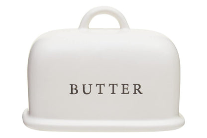 Farmhouse Cream Large Butter Dish
