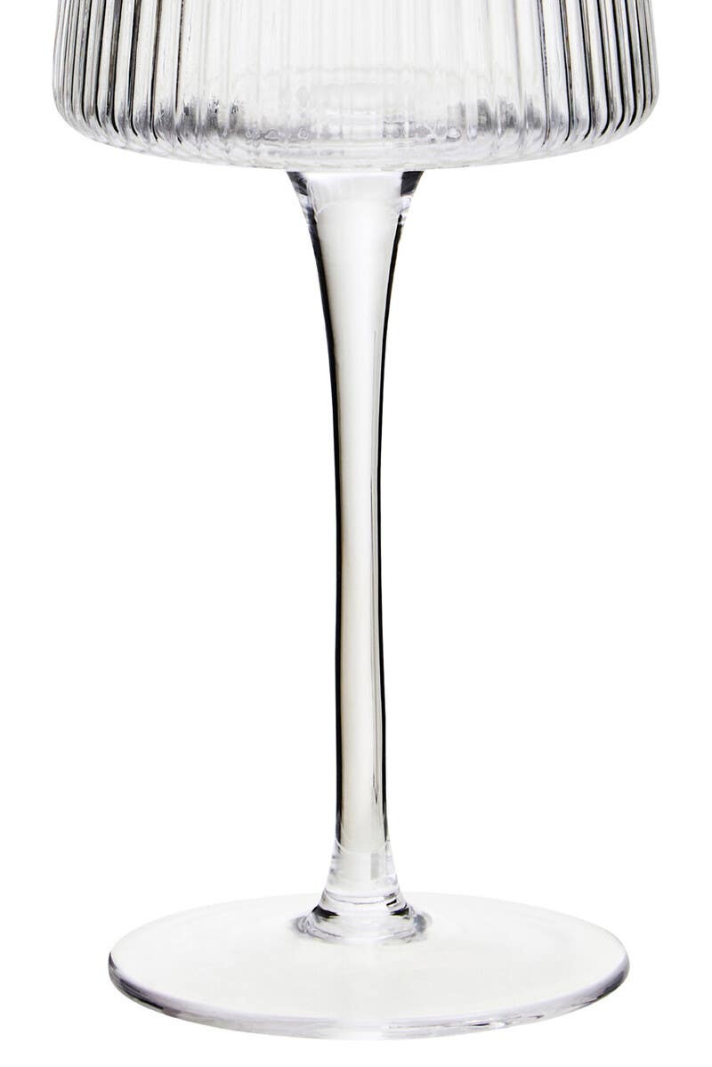 Eldon Set of Four Ribbed Wine Glasses MOB