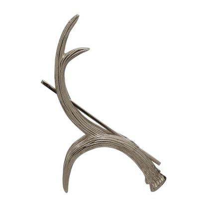 Antler Nickel Finish 3 Bottle Wine Rack