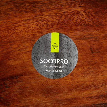 Kora Small Round Acacia Wood Plate